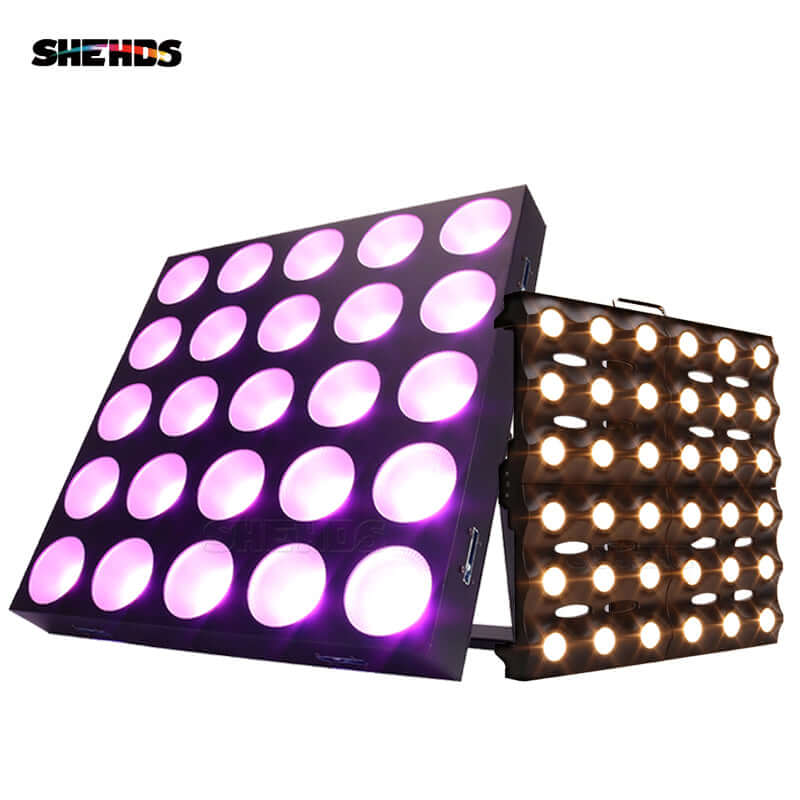 SHEHDS 25x30W RGBW LED Matrix Blinder Light