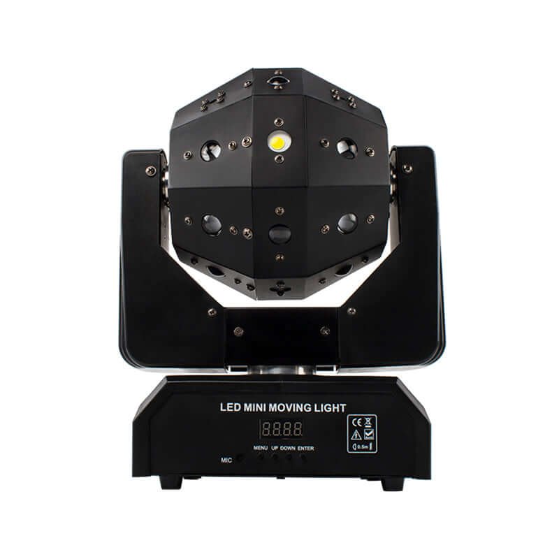 SHEHDS 16X3W LED Football Beam & Laser & Strobe 3in1 Moving head light With Red & Green Laser