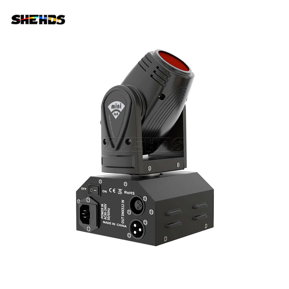 SHEHDS Mini LED Spot Beam 10W Moving Head Light
