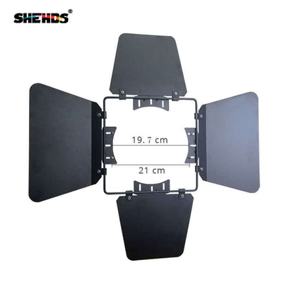 SHEHDS 2pcs Iron BarnDoors For LED COB Par Lights