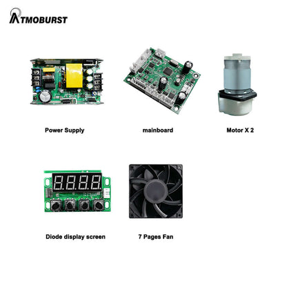 SHEHDS ATMOBURST 90W Bubble Machine With LED 6x4W RGBW Effect