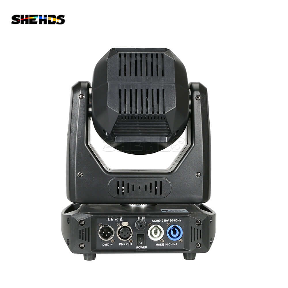 SHEHDS LED 100W 6-Prism Gobo Moving Head Light With LED Ring & LCD Display