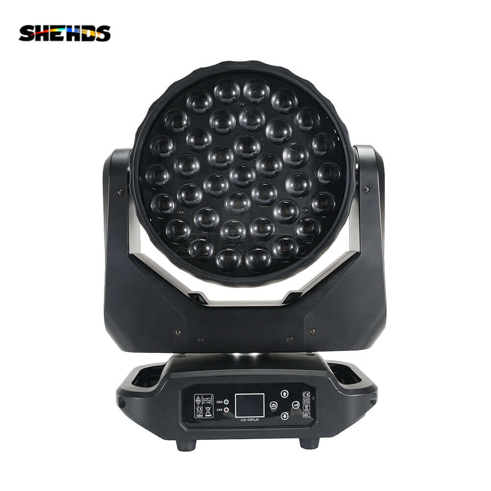 SHEHDS 37x15W RGBW Mini LED Wash Moving Head Light With Zoom Effect