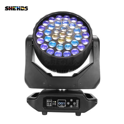 SHEHDS 37x15W RGBW Mini LED Wash Moving Head Light With Zoom Effect