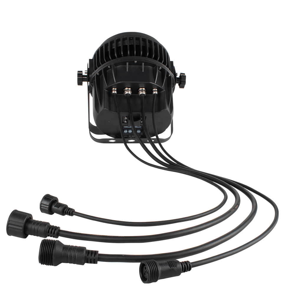 SHEHDS IP65 Waterproof LED Zoom Par Light 18x18W 6in1 RGBWA+UV