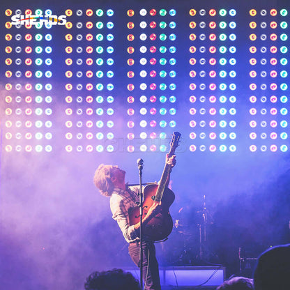 SHEHDS 18x18W RGBWA+UV Patchwork LED Wall Wash Light Recirculating Air Path For Heat Dissipation