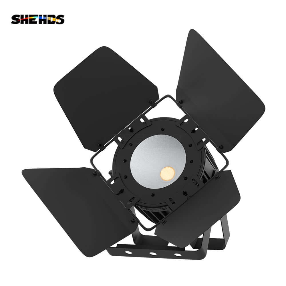 SHEHDS New Version LED 200W Cool & Warm White 2in1 COB Light Uniform Color Mix，Temperature Control  Protection，Aluminum Alloy