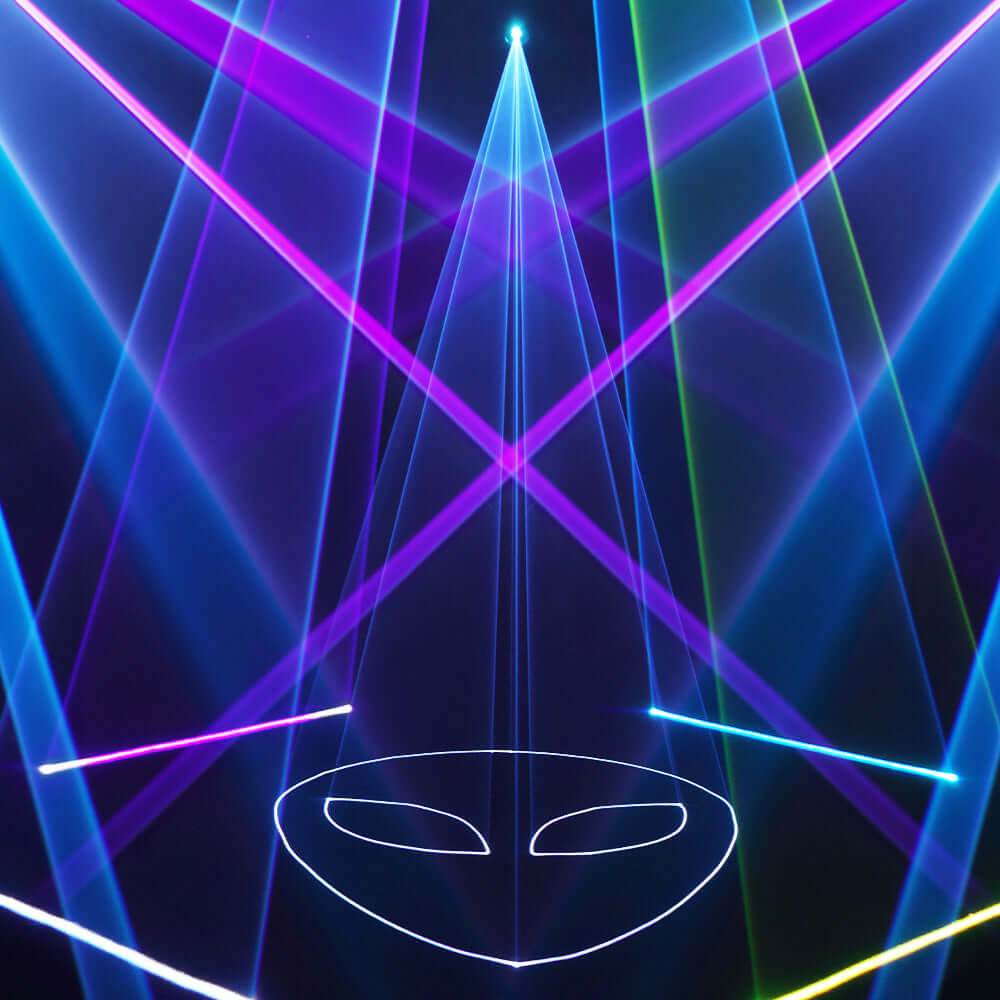 Constellaser APP Control 12W Moving Head Laser Light With Ring Effect