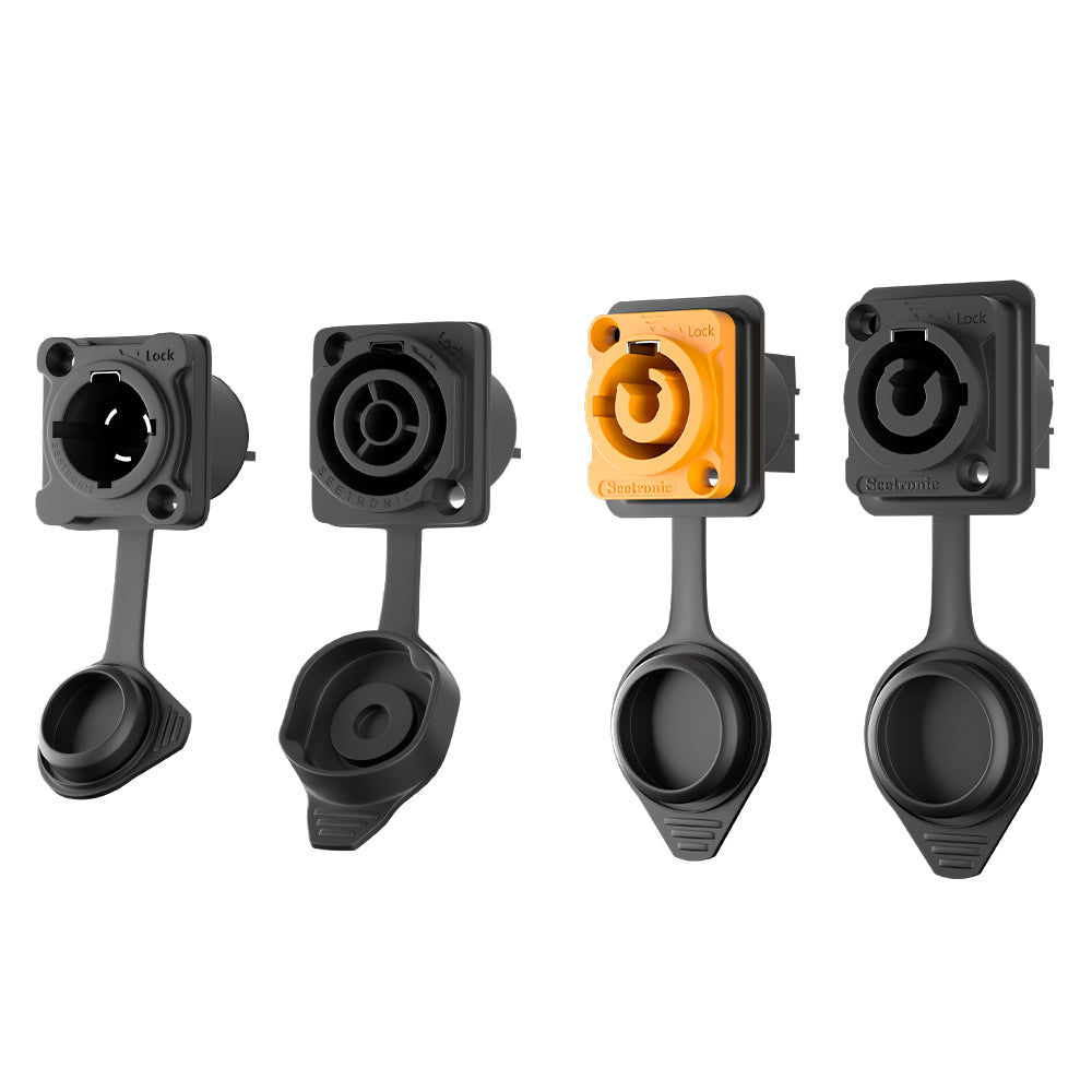 Waterproof Male Female Connectors and Standard Male Female Connectors for Stage Lighting