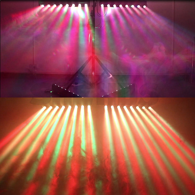 SHEHDS LED Beam 8x12W RGBW Moving Head Light For Wedding DJ Show