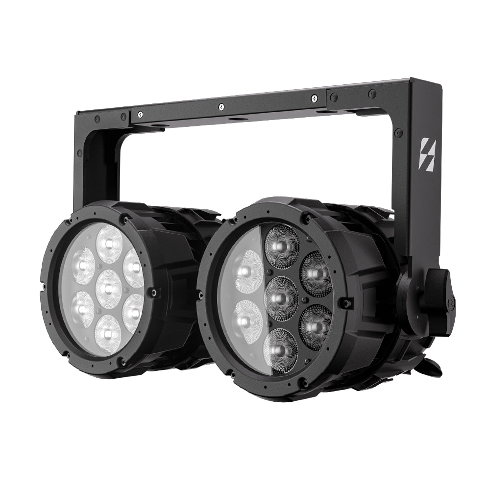 SHEHDS Waterproof 7x18W Linkable LED Par Light APP Control RGBWA+UV / RGBLAC Stage Light
