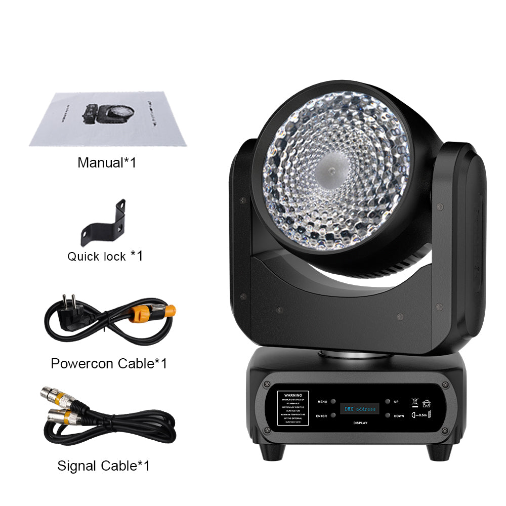 SHEHDS 120W RGBW LED Wash Moving Head Light – CTO Filter, High Saturation