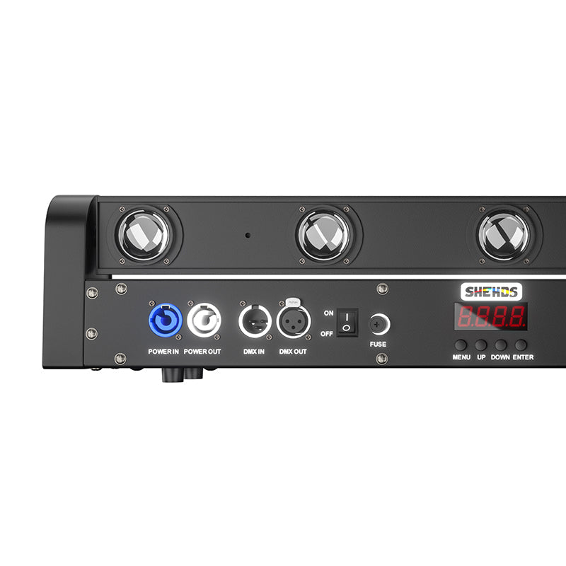 SHEHDS LED Beam 8x12W RGBW Moving Head Light For Wedding DJ Show