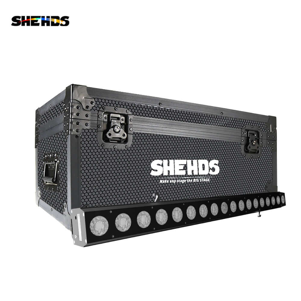 SHEHDS 18x18W RGBWA+UV Patchwork LED Wall Wash Light Recirculating Air Path For Heat Dissipation