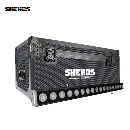 SHEHDS 18x18W RGBWA+UV Patchwork LED Wall Wash Light Recirculating Air Path For Heat Dissipation