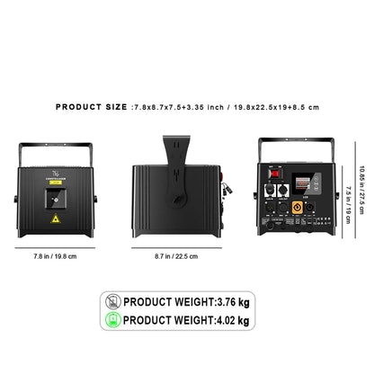 Constellaser APP Control 6W RGB Animation Scanner Laser Light Series