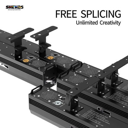 SHEHDS 18x18W RGBWA+UV Patchwork LED Wall Wash Light Recirculating Air Path For Heat Dissipation