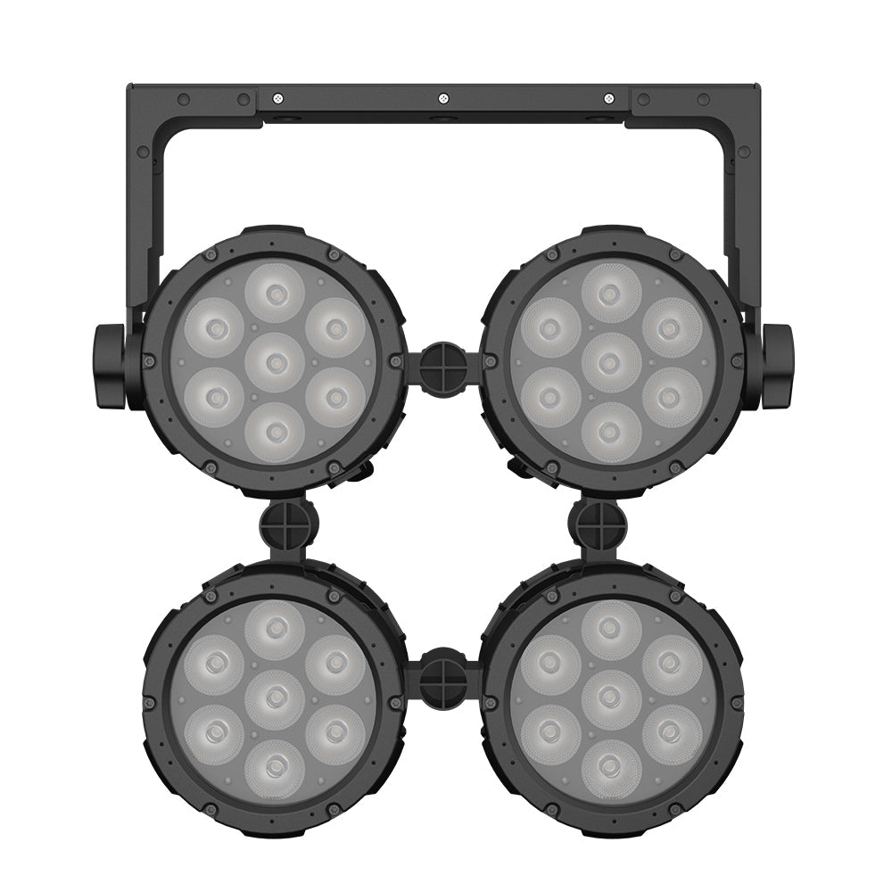 SHEHDS Waterproof 7x18W Linkable LED Par Light APP Control RGBWA+UV / RGBLAC Stage Light