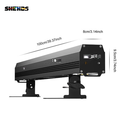 SHEHDS 18x18W RGBWA+UV Patchwork LED Wall Wash Light Recirculating Air Path For Heat Dissipation