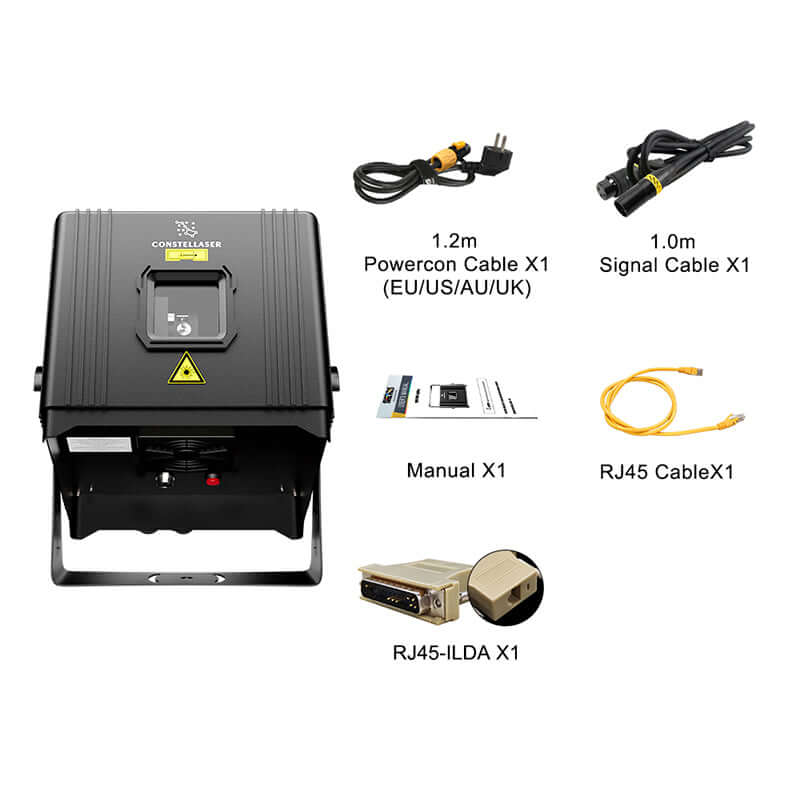 Constellaser APP Control 6W RGB Waterproof Animation Laser Light, Rechargeable, Integrated Housing