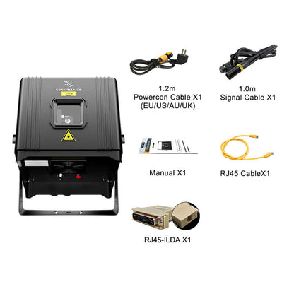 Constellaser APP Control 6W RGB Waterproof Animation Laser Light, Rechargeable, Integrated Housing