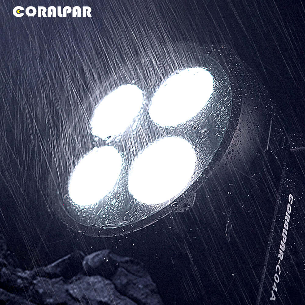 CORALPAR Waterproof LED COB 200W Cool White & Warm White Par Light Aluminum Alloy