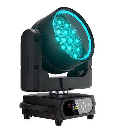 SHEHDS Waterproof LED Moving Head Light 19x15W / 20W / 25W Beam Wash Zoom IP65 Stage Lighting