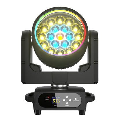 SHEHDS Waterproof LED Moving Head Light 19x15W / 20W / 25W Beam Wash Zoom IP65 Stage Lighting
