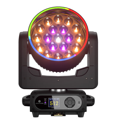 UPGRADE SHEHDS LED Moving Head Light 19x15W /20W/25W Beam Wash Zoom Stage Lighting