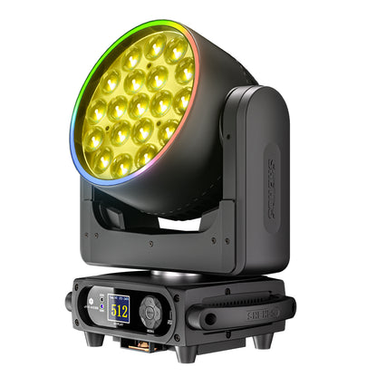 UPGRADE SHEHDS LED Moving Head Light 19x15W /20W/25W Beam Wash Zoom Stage Lighting