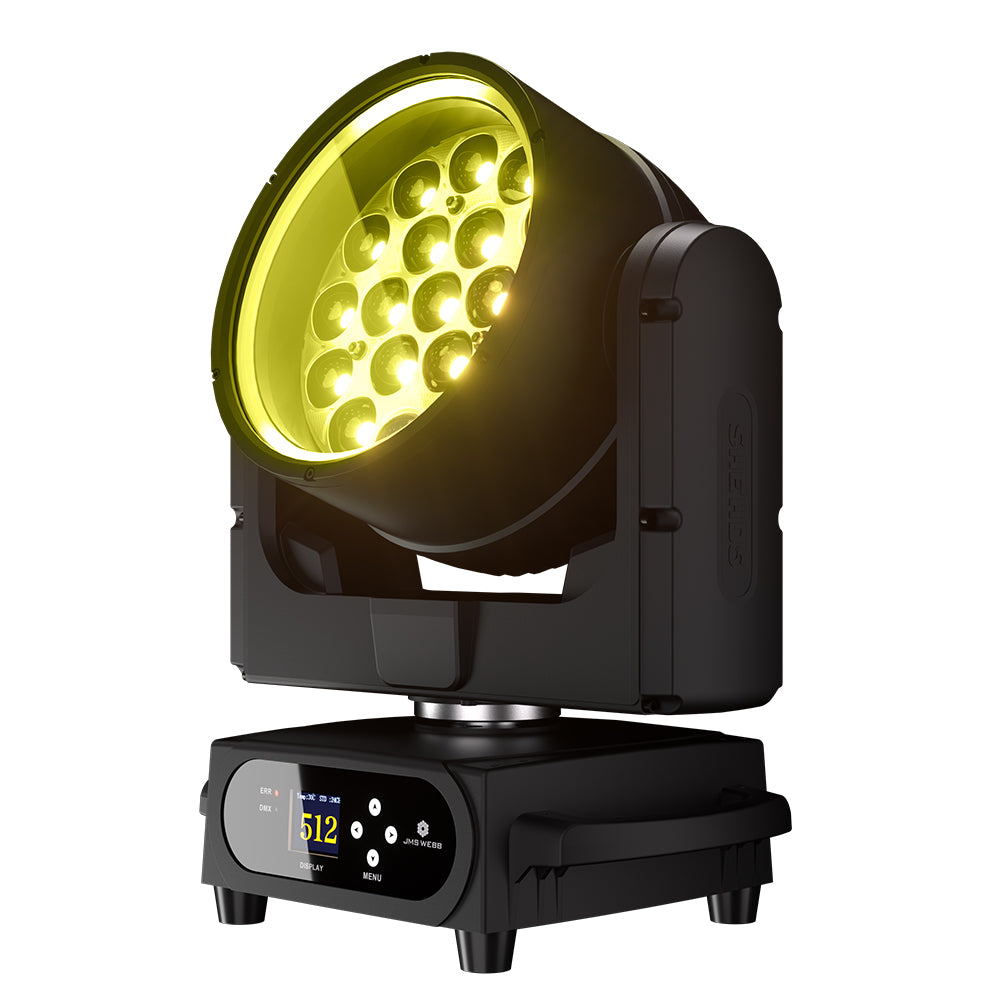 SHEHDS Waterproof LED Moving Head Light 19x15W / 20W / 25W Beam Wash Zoom IP65 Stage Lighting