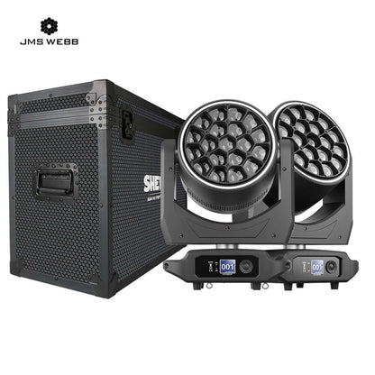 JMS WEBB LED RGBW 4in1 Bee Eye 19x40W Zoom & Beam & Wash Moving Head Light