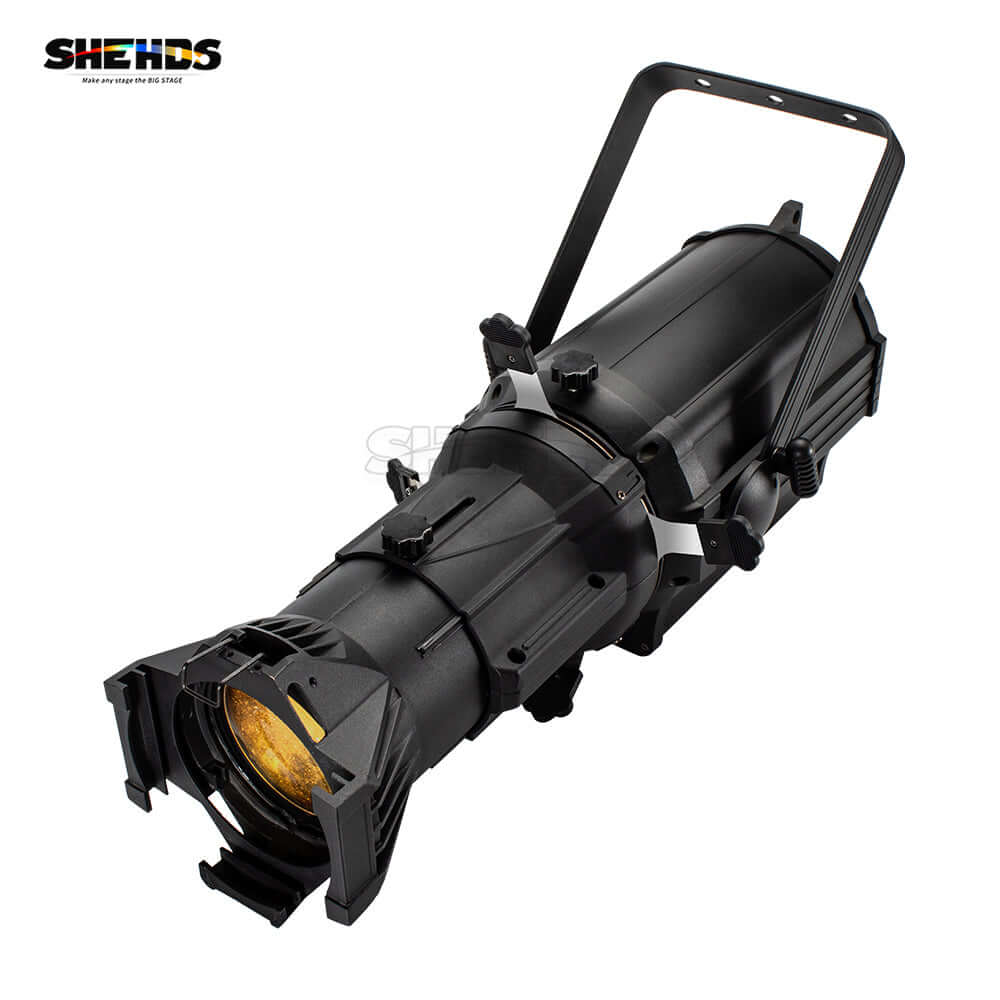 SHEHDS LEKO LED Profile Spotlight 250W Cool & Warm White / RGBW Four-leaf Manual Shutters Barrier Light