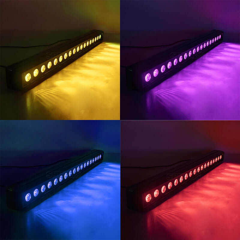 SHEHDS LED Wall Wash Light Bar 6in1 RGBWA+UV Stage Effect Lighting
