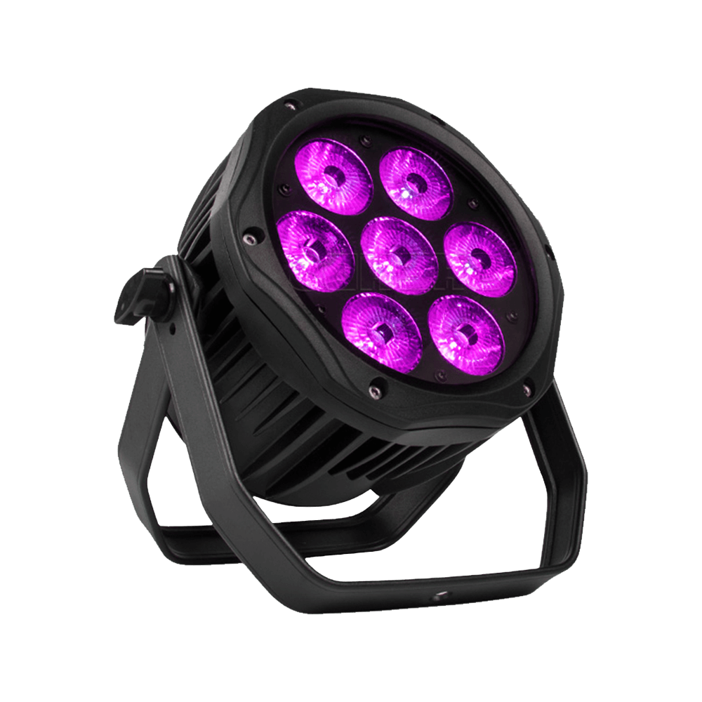 SHEHDS Waterproof LED Par Light 7x12W RGBW / 7x18 RGBWA+UV