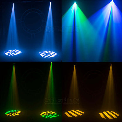 SHEHDS LED 230W Spot Zoom Moving Head Light with GOBO, Color Plate