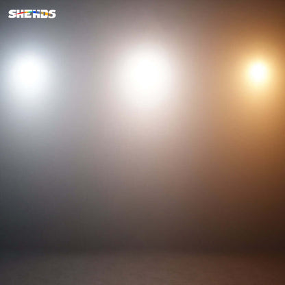 SHEHDS New Version LED 200W Cool & Warm White 2in1 COB Light Uniform Color Mix，Temperature Control  Protection，Aluminum Alloy