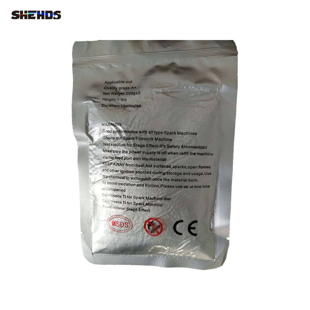 SHEHDS Spark Powder For 650W Spark Machine - Indoor & Outdoor