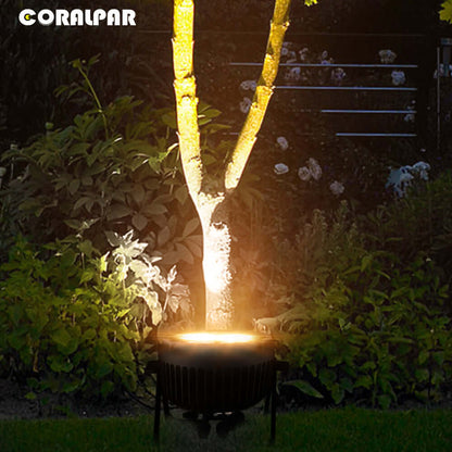 CORALPAR Waterproof LED COB 200W Cool White & Warm White Par Light Aluminum Alloy