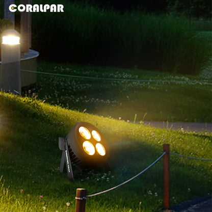 CORALPAR Waterproof LED COB 200W Cool White & Warm White Par Light Aluminum Alloy