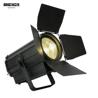 SHEHDS 250W RGBW Spotlight with Barndoors & Pulse Strobe