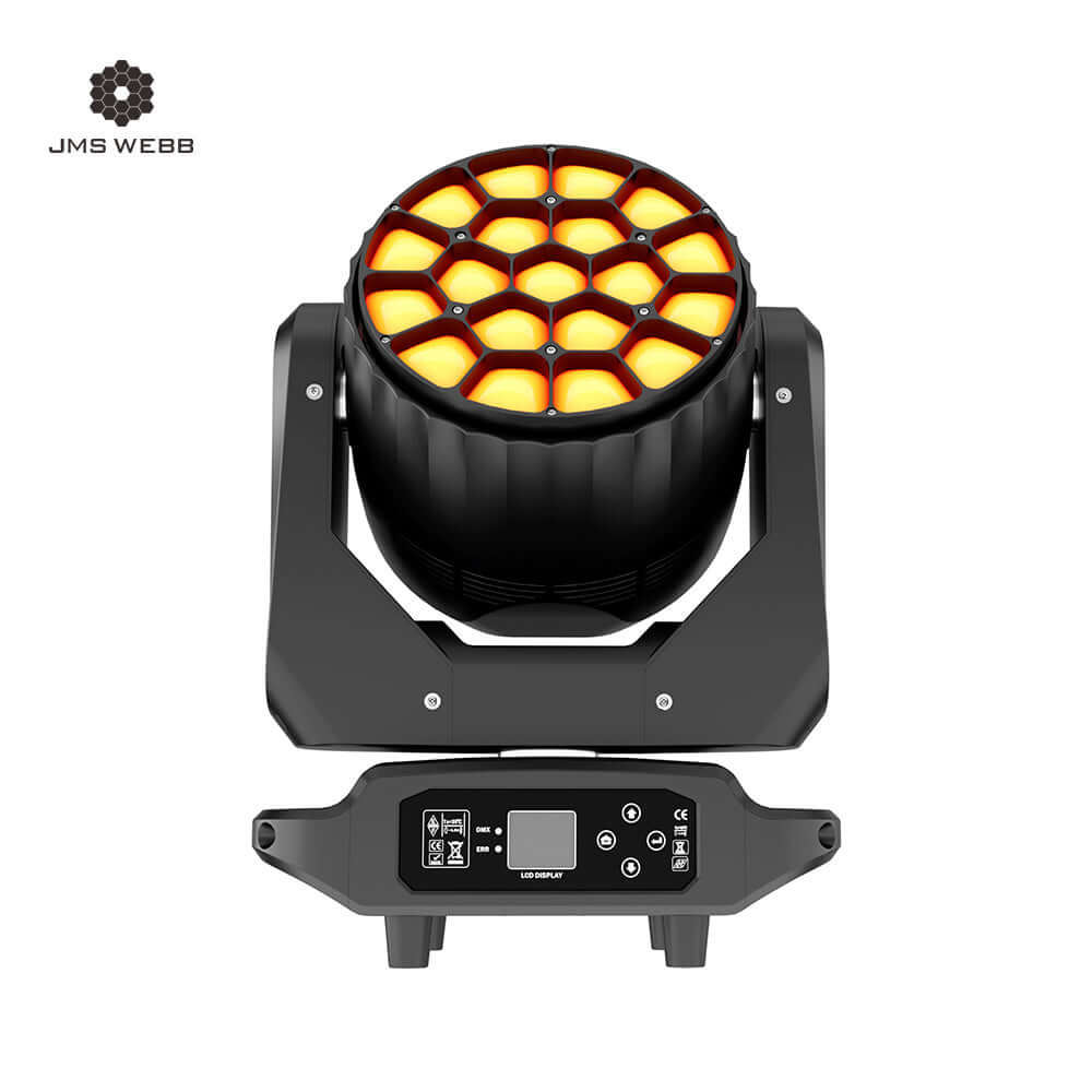 JMS WEBB  LED Bee Eye 19x20W & 19x40W RGBW Wash Moving Head Light