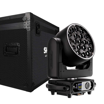 UPGRADE SHEHDS LED Moving Head Light 19x15W /20W/25W Beam Wash Zoom Stage Lighting