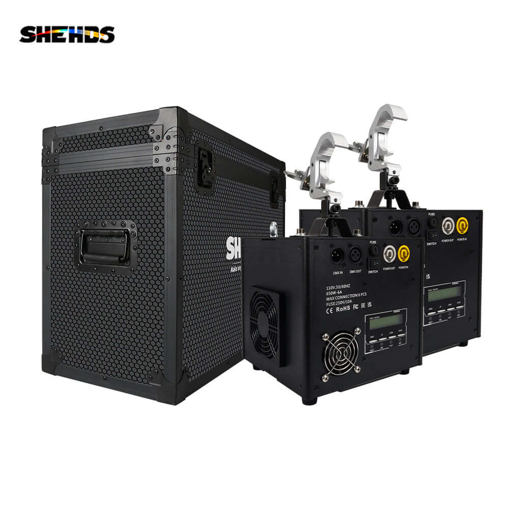 SHEHDS 650W Upside-down Cold Spark Machine with Foldable Hook