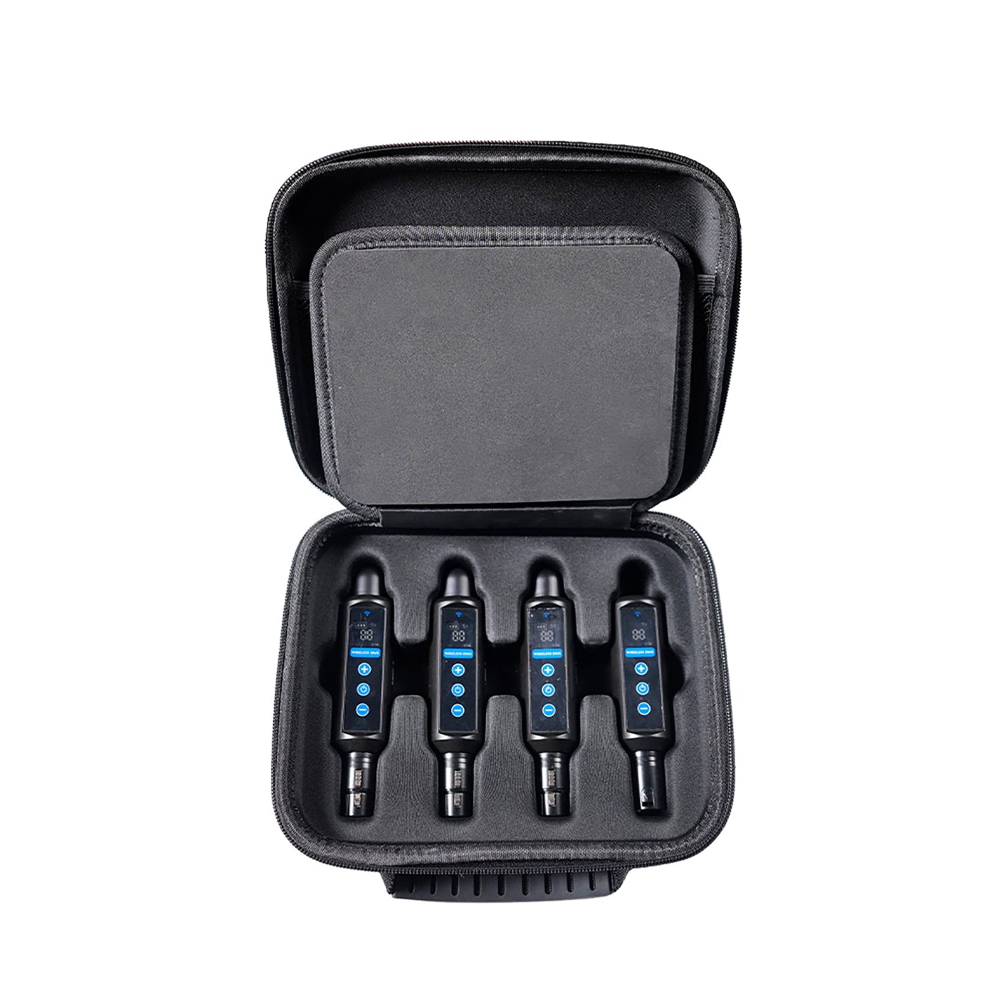 Wireless  DMX 512 Transmitter & Receiver 2.4G Battery Receiver with OLED Touch For Stage Light