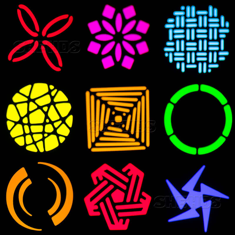 SHEHDS LED 230W Spot Zoom Moving Head Light with GOBO, Color Plate