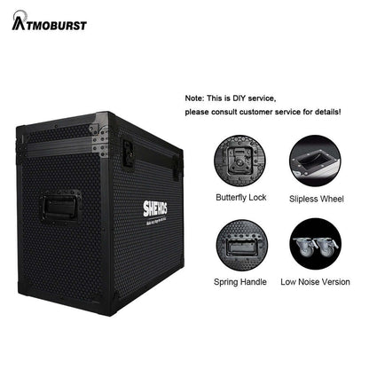 SHEHDS ATMOBURST 90W Bubble Machine With LED 6x4W RGBW Effect