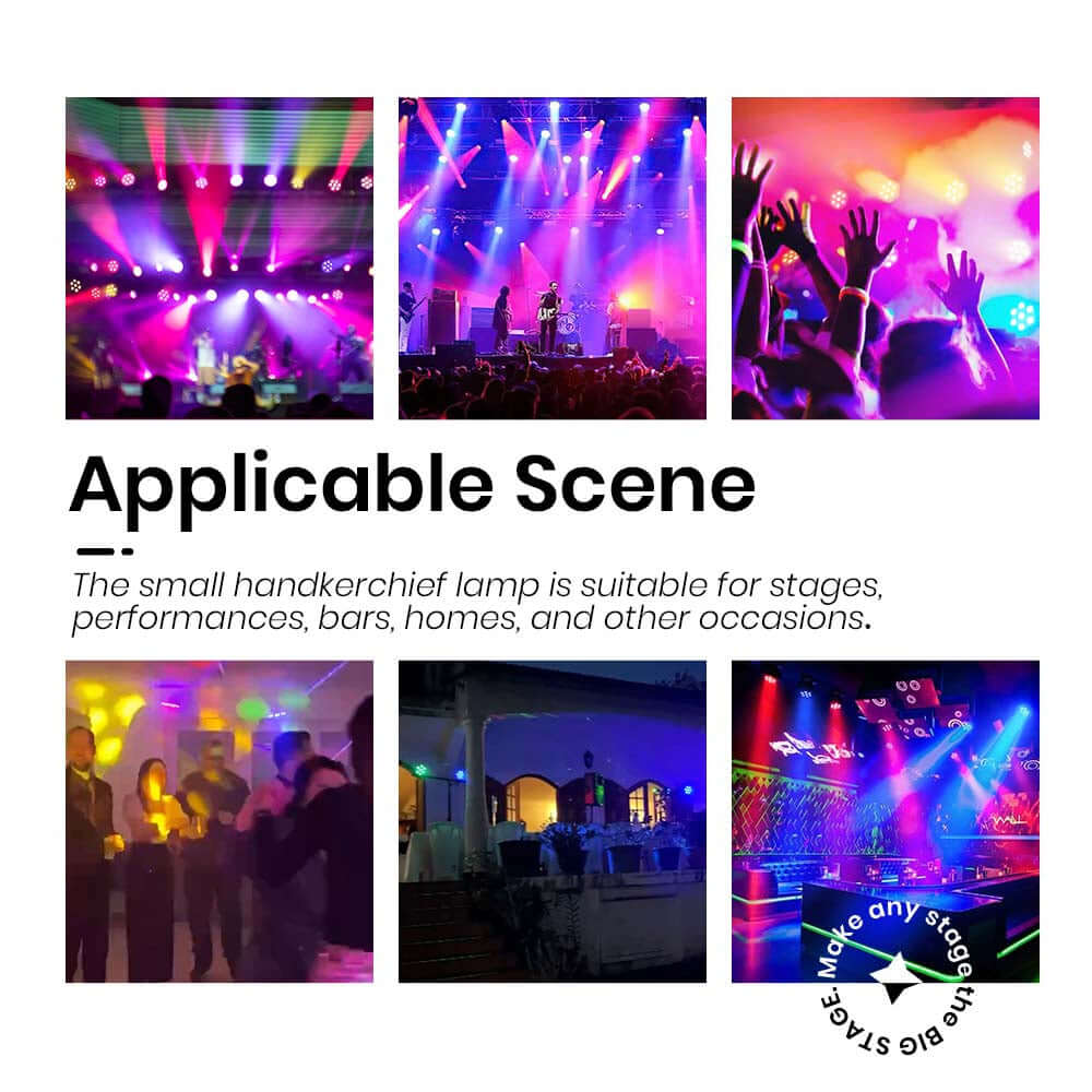 GlamoPar LED Light Series 5x12W / 7x12W 6in1 Color Mixing With Intelligent & Temp Control