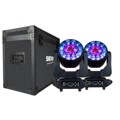 JMS WEBB  LED Bee Eye 19x20W & 19x40W RGBW Wash Moving Head Light