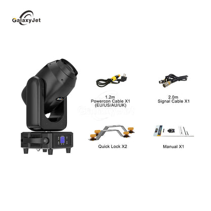 GalaxyJet LED 300W Beam & Spot & Wash 3in1 Moving Head Light
